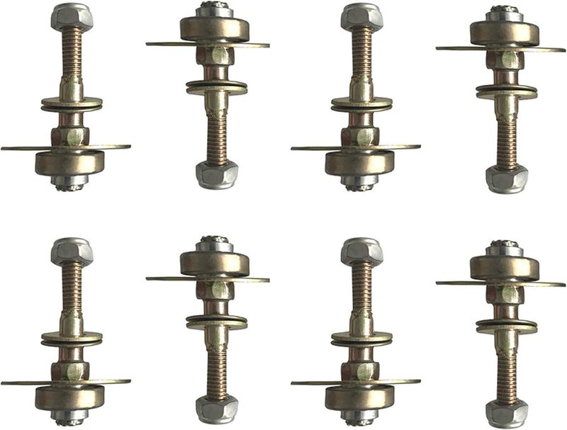 AuRiver 8 PCS Furniture Rocking Chair Bearing Connecting Piece Rocking Chair Bearing Screws Bolts Kits Furniture Connecting Accessories (M8 x 55 mm) - Image 1